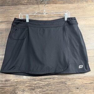 Road Runner Black Running Skort with Pocket